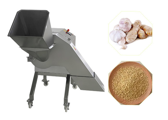 ステンレス鋼のニースのタマネギさいの目に切る機械3000KG/Hにんじんのニンニクのカッター