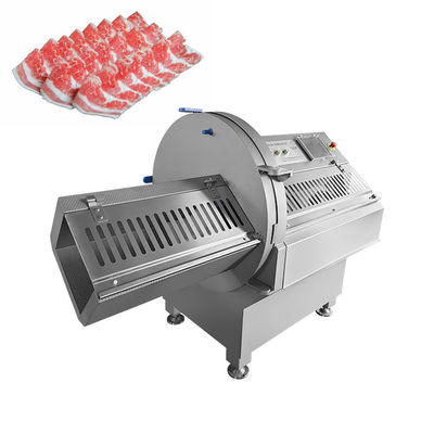 高速精度 骨付きおよび骨なし冷凍肉スライス切断機、使いやすいタッチスクリーン付き