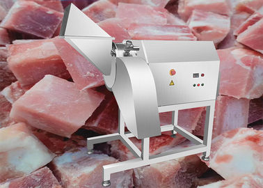 1000kg/H鳩胸のカッターの立方体によって凍らせているポーク肉Dicer 1つの年の保証