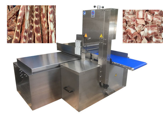 肉/Ribs/Porkの凍結するチョップのための自動二重刃の打抜き機肉スライス機械